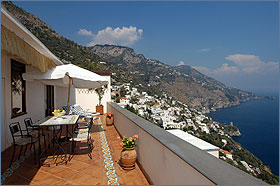 amalfi coast: villa for rent in praiano