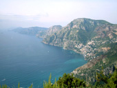 Costa tipica della Costiera Amalfitana