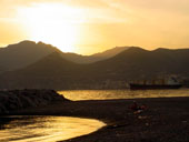 Tramonto sulla Costiera Amalfitana