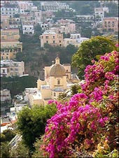 Positano, vista della citt&agrave;
