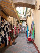Positano, centro storico