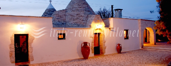 Ostuni villas for rent Trullo dell' Aia, apartments vacation rentals Ostuni: Trullo dell' Aia holiday in Puglia